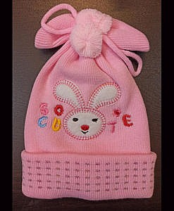 Bunny woolen cap for babies