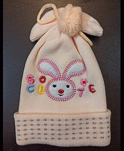 Bunny woolen cap for babies