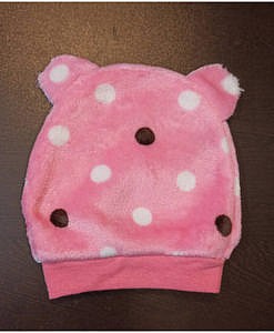 5 piece new born baby winter warm set pink