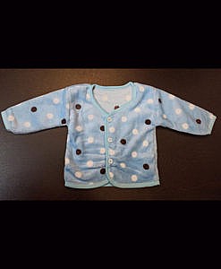 5 piece new born baby winter warm set blue