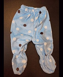 5 piece new born baby winter warm set blue