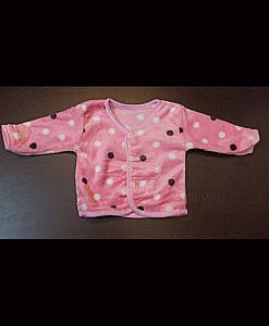 5 piece new born baby winter warm set pink