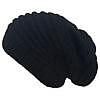 Unisex winter woolen beanie cap black with fleece