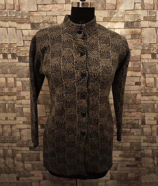 Dark green feeding nursing kurti 