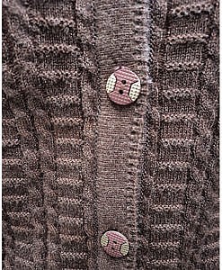 Women warm high quality woolen cardigan