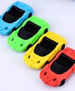 Kids return gift car eraser