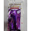 Foil Fringe Curtain 3X6 Purple