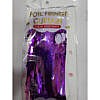 Foil Fringe Curtain 3X6 Purple