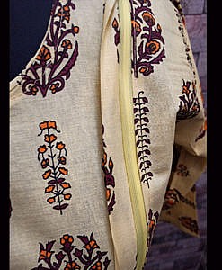 Feeding nursing kurti with vertical zip on both sides