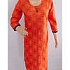 Cotton Orange Kurta