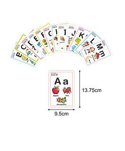 Kids Flash Cards Alphabet, Numbers, Animals, Fruits