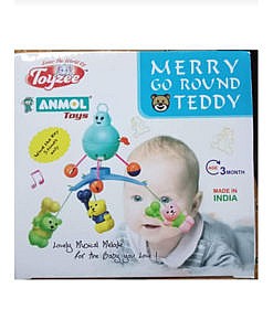 Merry go round teddy for babies