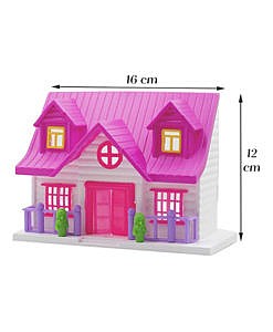 Pink doll house for kids