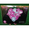 Heart Star Confetti Latex Balloon Combo for parties Pink