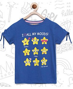 Blue I Love All My Moods T Shirt