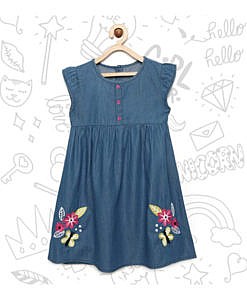 Embroidered frock dress for girls
