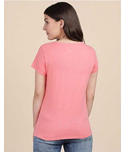 Women regular fit cotton t shirt