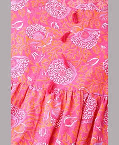 Maternity Cotton Dress Pink