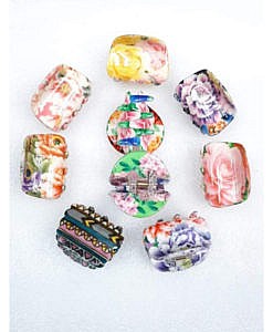 Floral print Clutch, Claw Hair Clip/Clutcher for Women