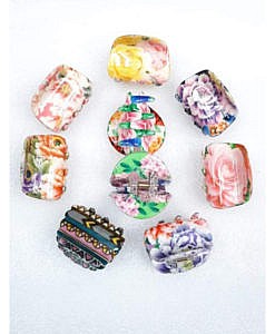 Floral print Clutch, Claw Hair Clip/Clutcher for Women