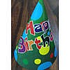 Happy birthday multi color polka dot cap (Green)