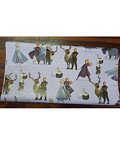 Frozen character print gift wrapping sheet