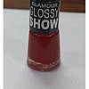 Women girls glossy show red nail paint