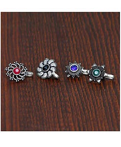 Nose pin set of 4