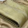 Mahandi Green art silk embroidered dress material