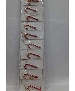 Christmas candy cane decoration (small)