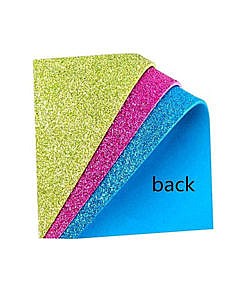 Foam glitter sheets set of 10