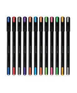Pentonic gel pen set of 12 different colour ink pens