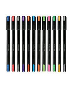Pentonic gel pen set of 12 different colour ink pens