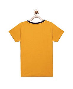 Mustard Yellow Base ball T shirt