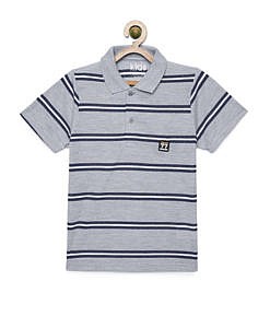 Grey collar t shirt for boys