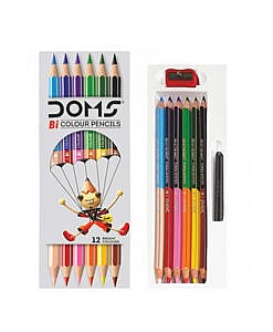 Doms both side colour pencils 12 shades