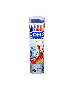 Doms Plastic Crayons 14 Shades