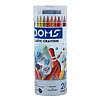 Doms Plastic Crayons 28 Shades