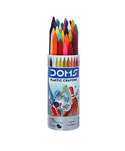 Doms Plastic Crayons 28 Shades