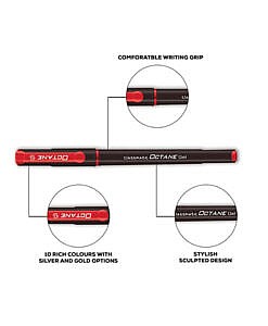 Octane colour burst gel pen set