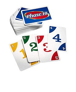 Phase 10 playing cards