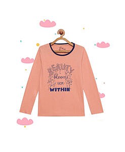 Girls full sleeves cotton T-Shirt