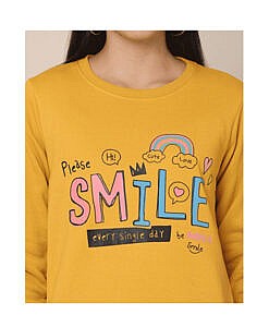 Mustard women sweat shirt