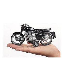 Pull back rugged bullet bike toy (Black)