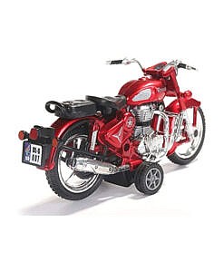 Pull back rugged bullet bike toy (Red)
