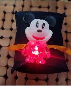 Mickey Mouse with lightf Rakhi for Rakhsha bandhan, Kids Rakhi