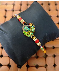 Peacock design Rakhi for Rakhshabandhan