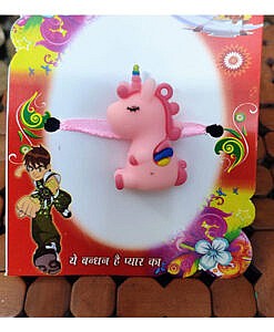 Unicorn design Rakhi for Rakhsha bandhan, Kids Rakhi