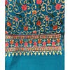 Green winter warm Kashmiri embroidery Shawl
