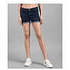 Navy blue denim shorts for girls